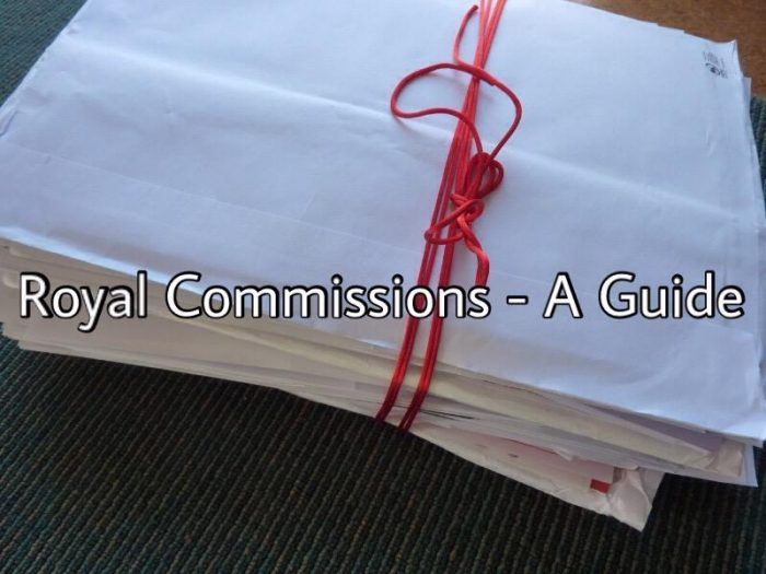 Royal Commissions - A Guide - Unravelling Red Tape